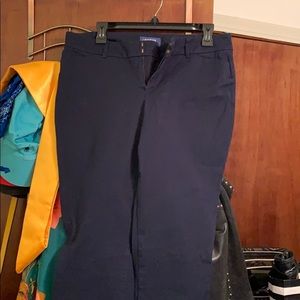 Old navy pixie mid rise navy pant
